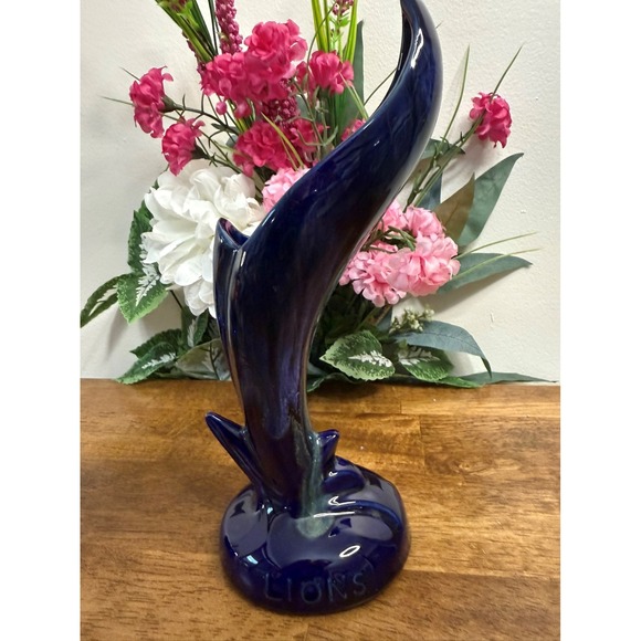 Beauceware Quebec 1968 Lions Club Commemorative Vase MCM Canadian Pottery - Picture 6 of 7